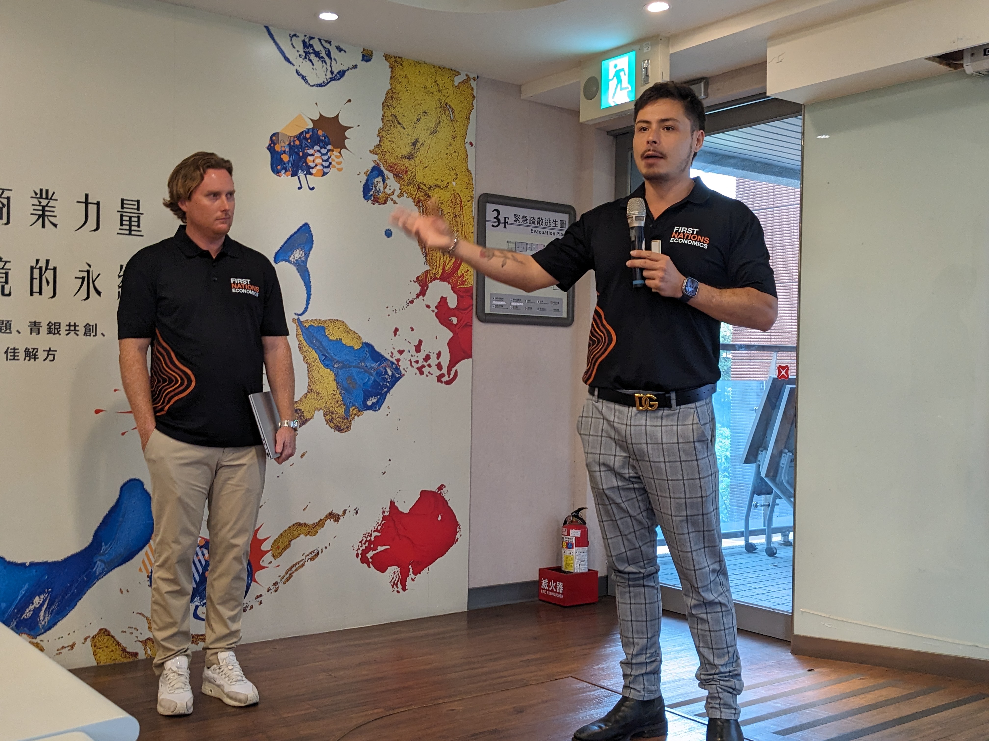 Shaun Cumming and Rick Macourt