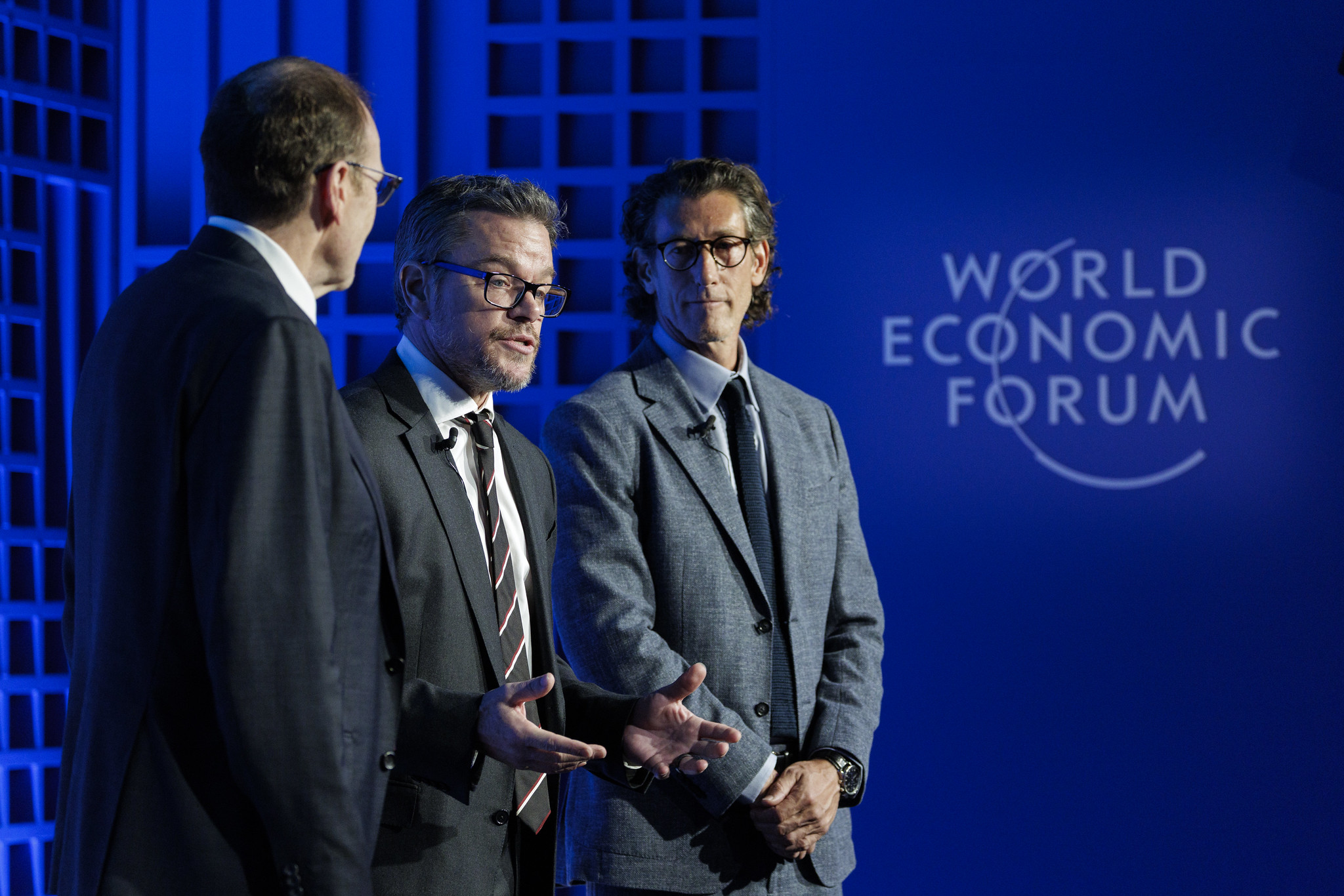 Matt Damon at World Economic Forum 2026