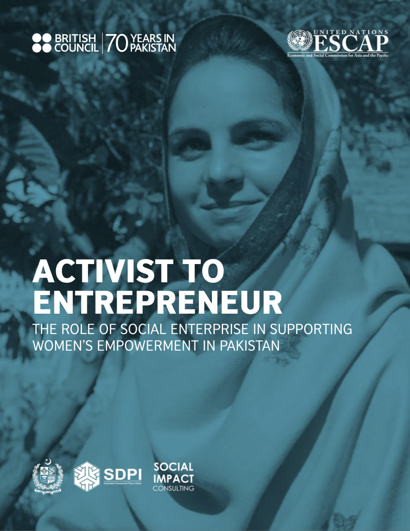 Activist to entrepreneur Pakistan report cover