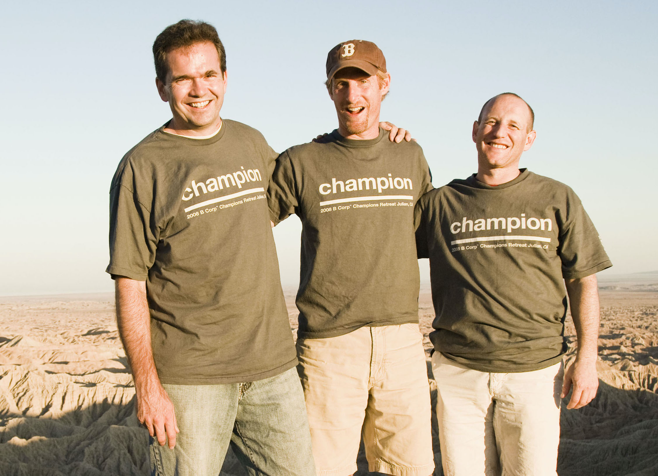 B Lab co-founders Jay Coen Gilbert, Bart Houlahan and Andrew Kassoy