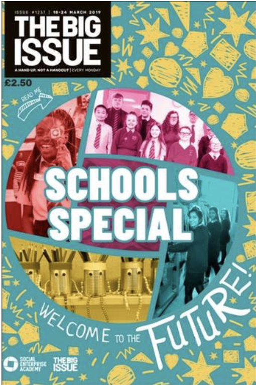 Big Issue schools special cover