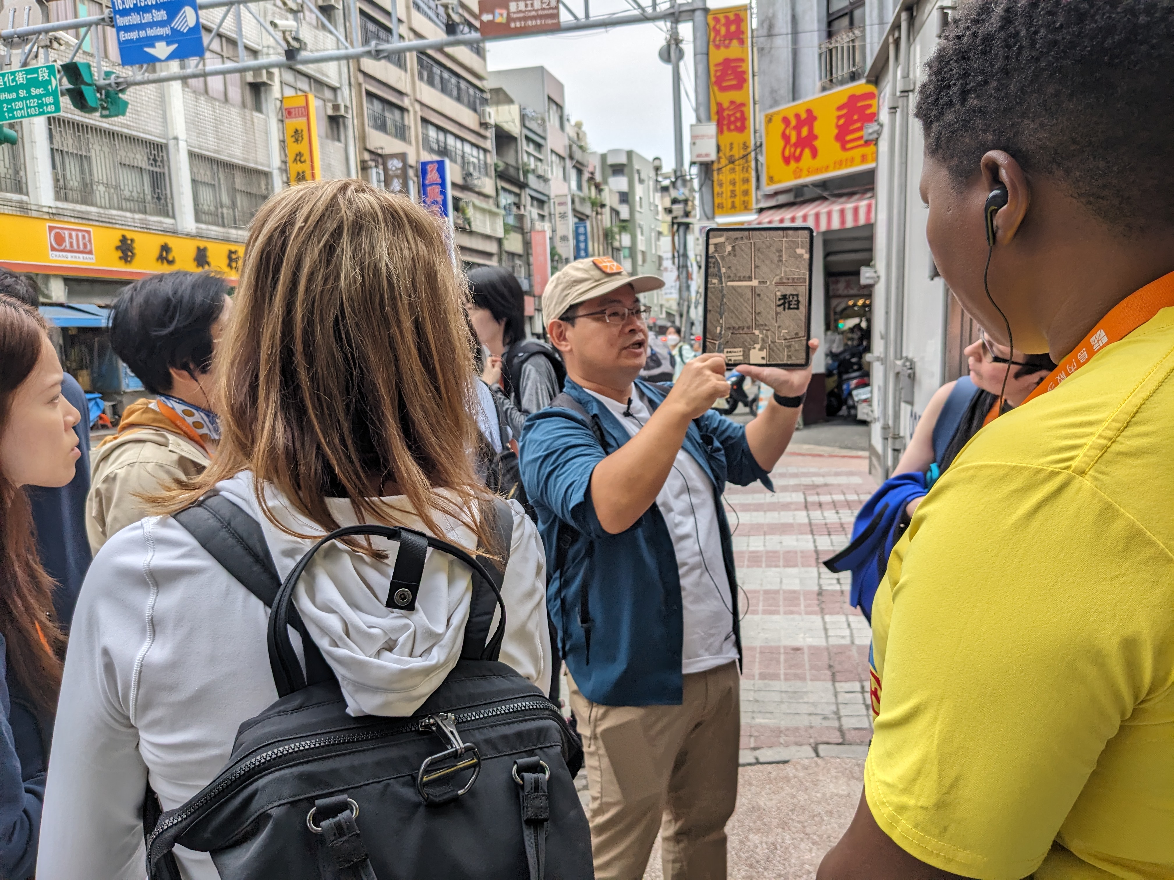 Bob Chen leads a tout of the Dadaocheng neighbourhood in Taiwan Bob Chen leads a tout of the Dadaocheng neighbourhood in Taiwan
