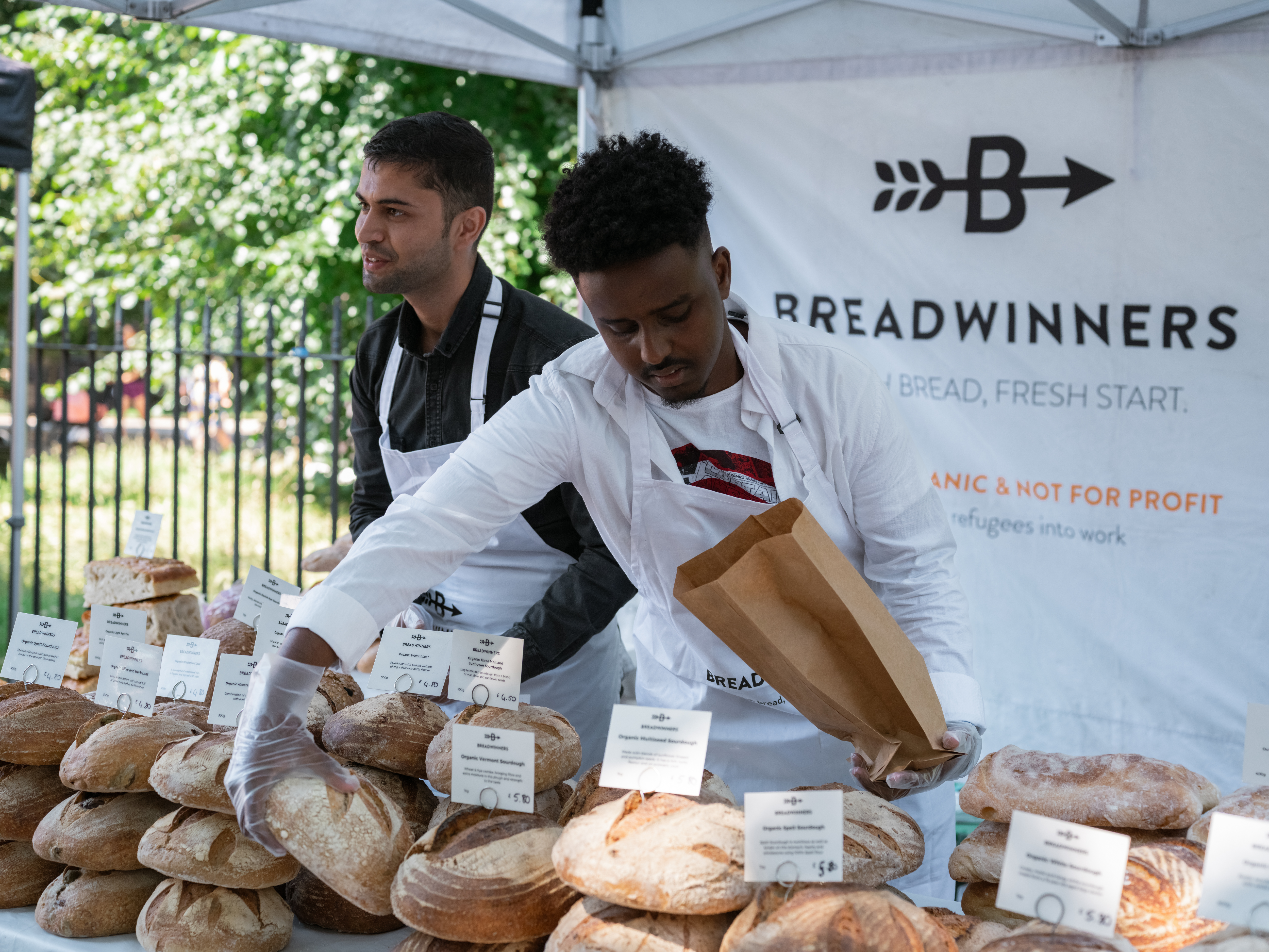 Breadwinners stall