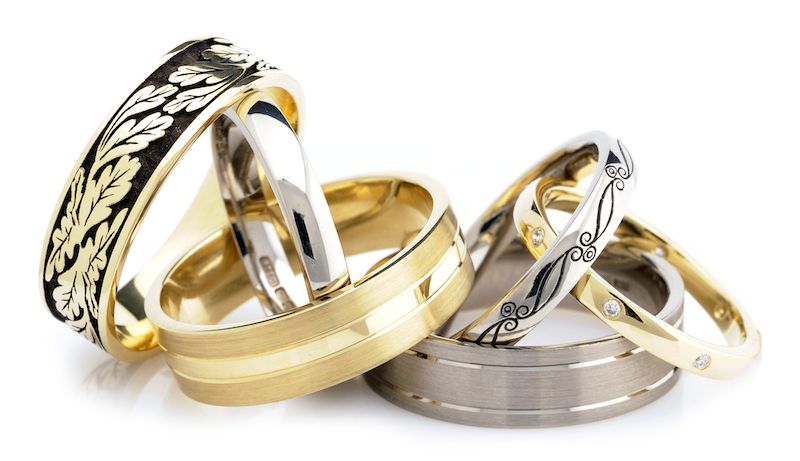 Cred wedding rings