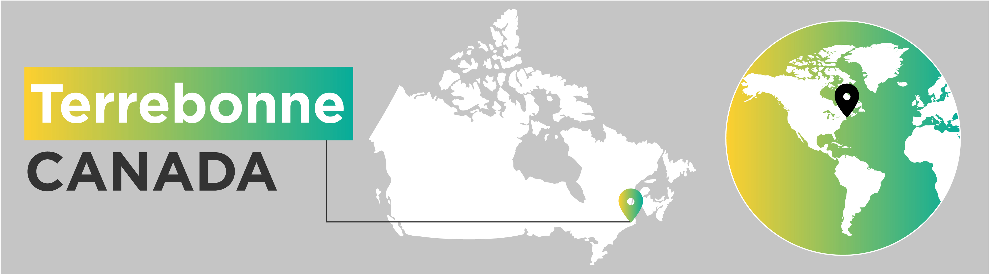 Map locating the city of Terrebonne in Canada