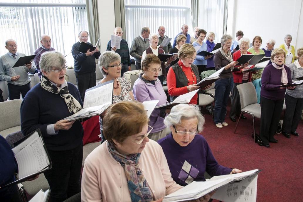 Choir Singing at Fermanagh House