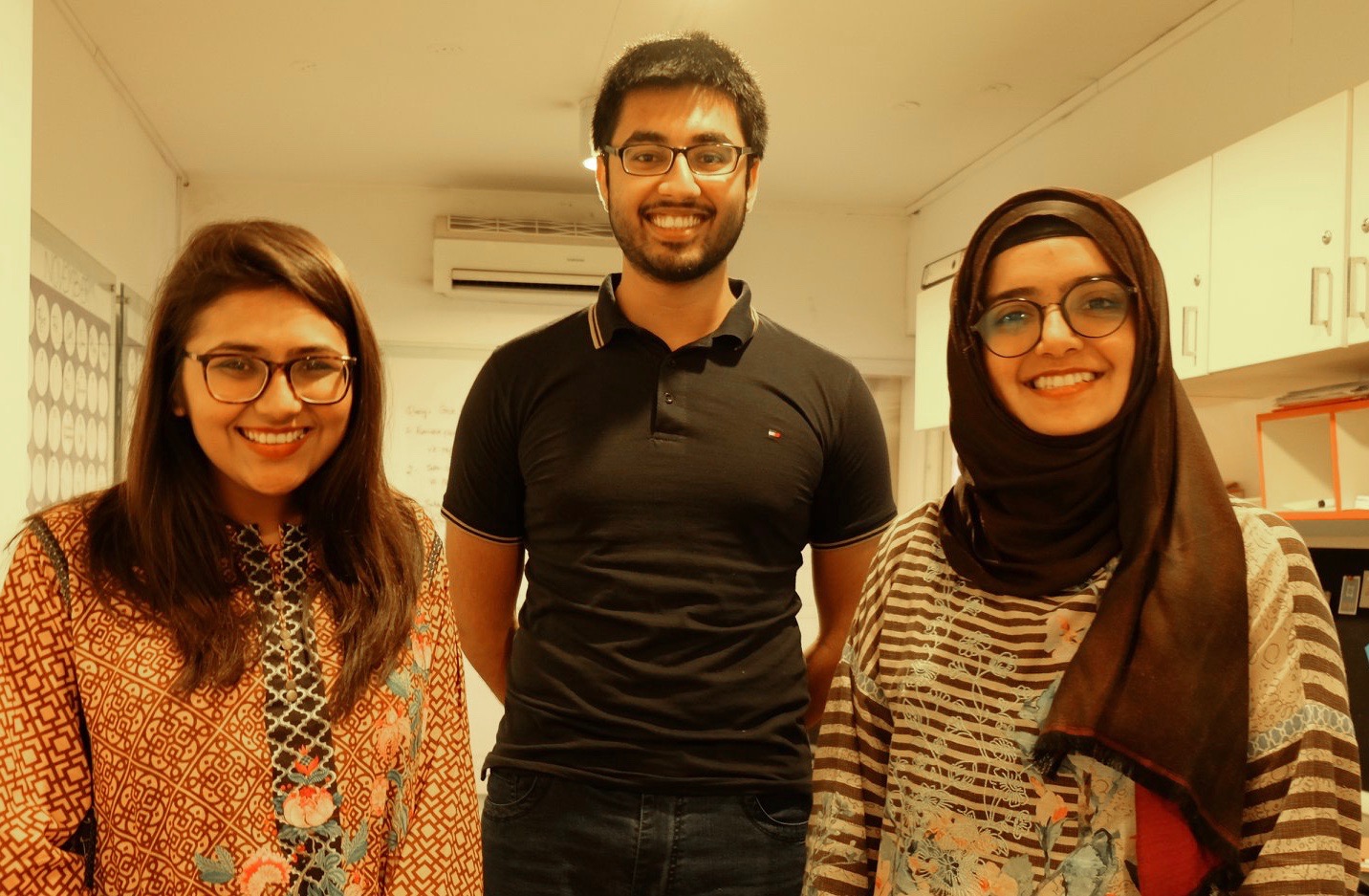 Founders of ConnectHear Pakistan social enterprise