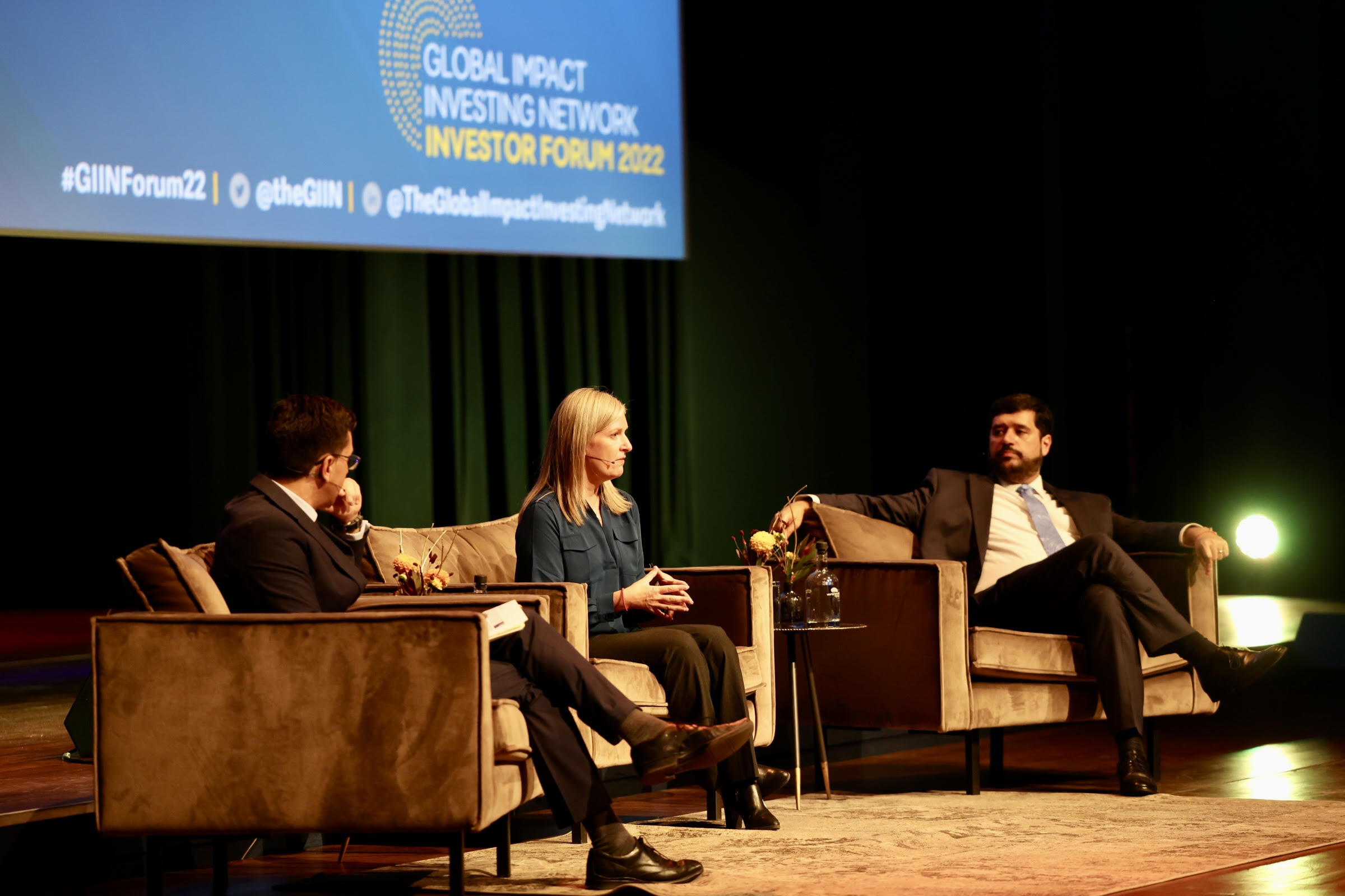 François Bonnici, Marcelo Behar, Colleen Ostrowski speak at the GIIN summit