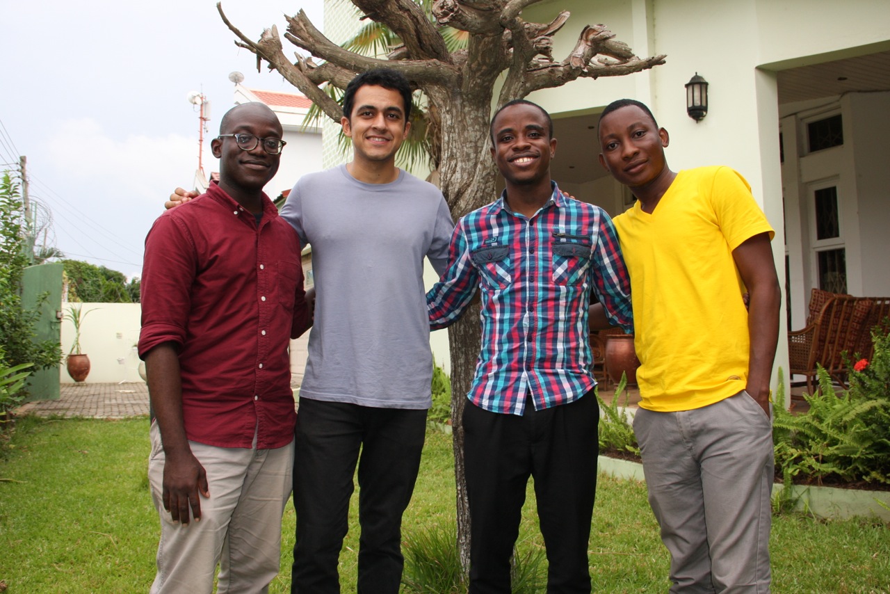 Emmanuel Quarty, Nikunj Handa, Precious Nyarko and Kelvin Nyame