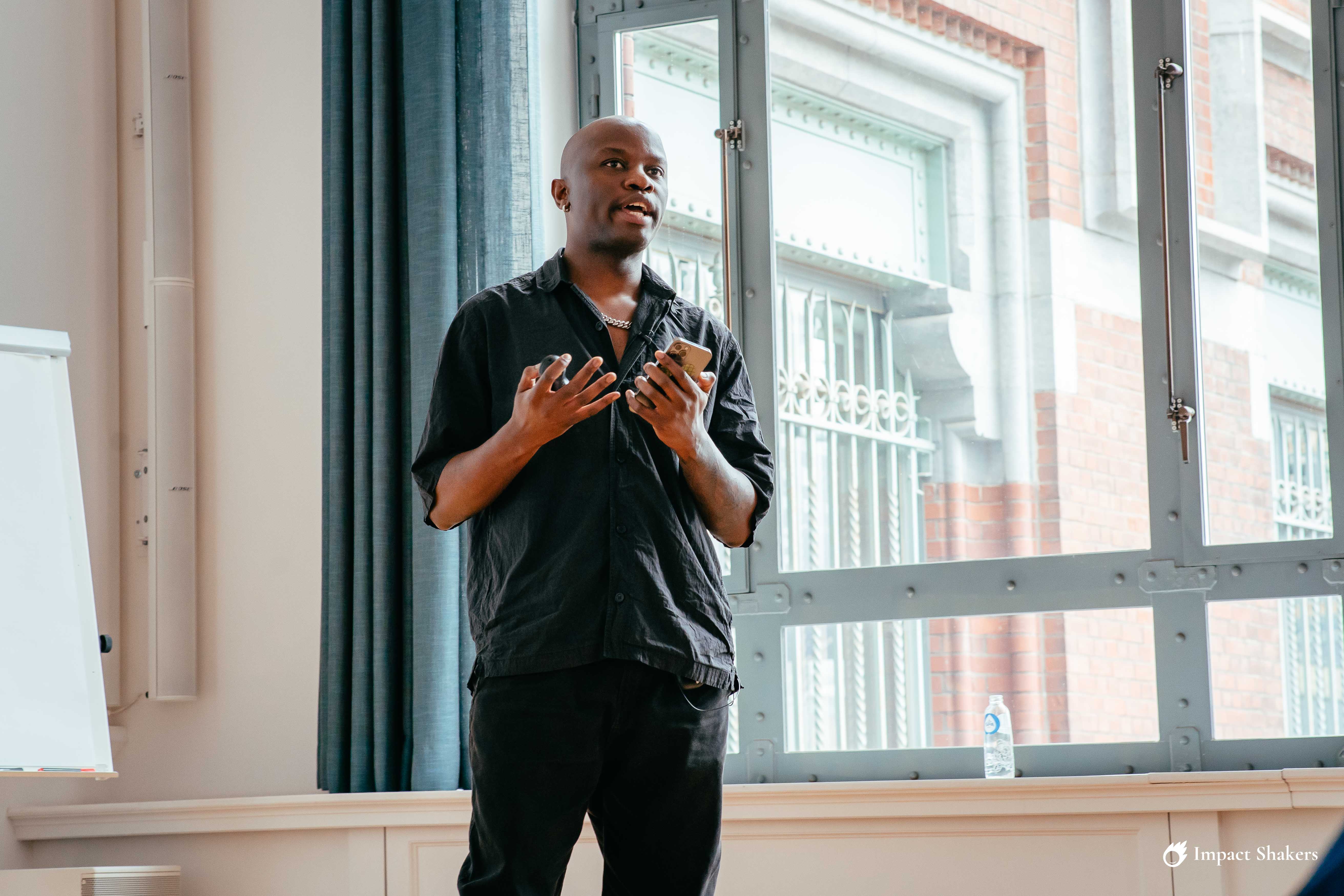 Babusi Nyoni speaks at Impact Shakers Summit