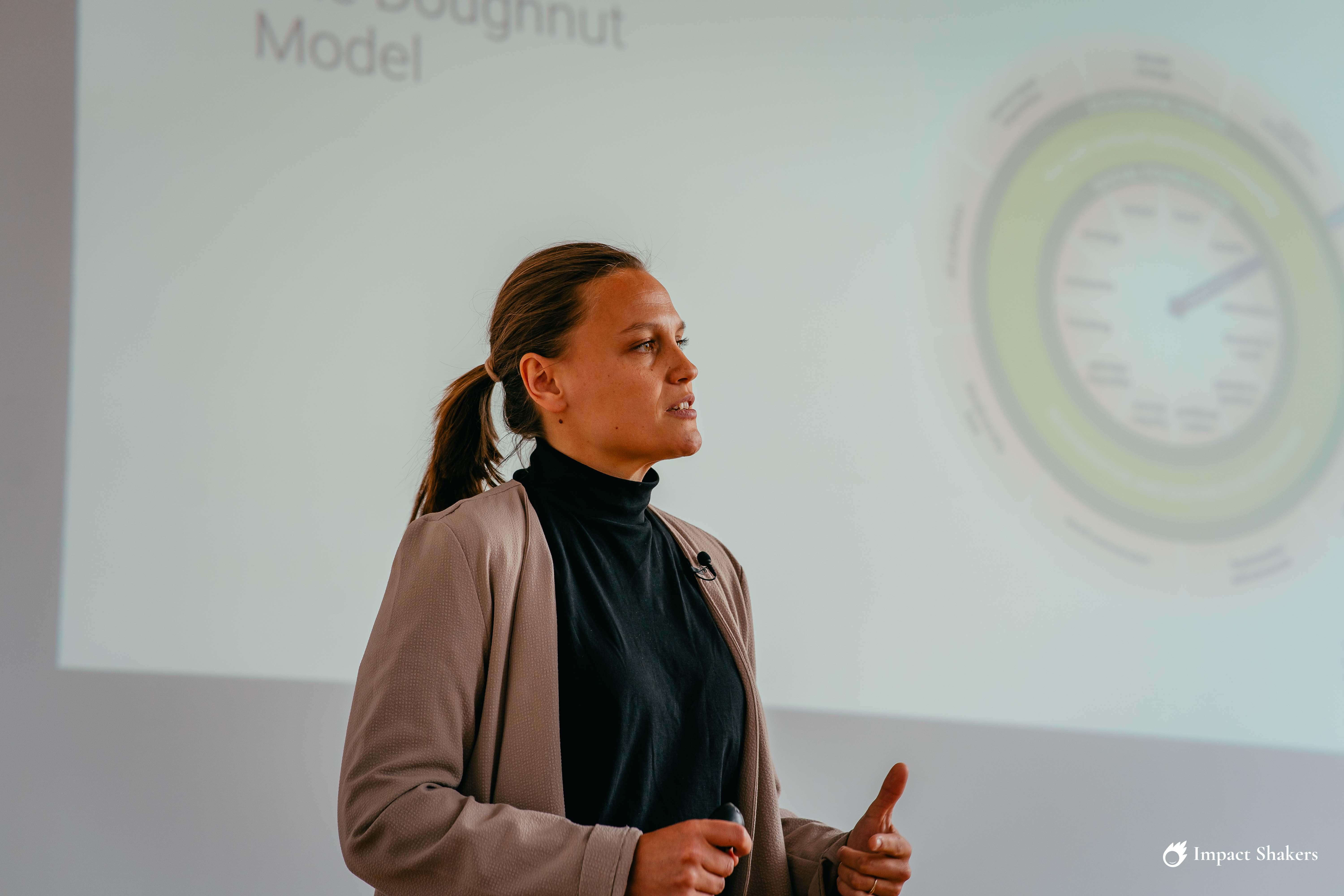 Sissel Hansen, speaks at Impact Shakers Summit