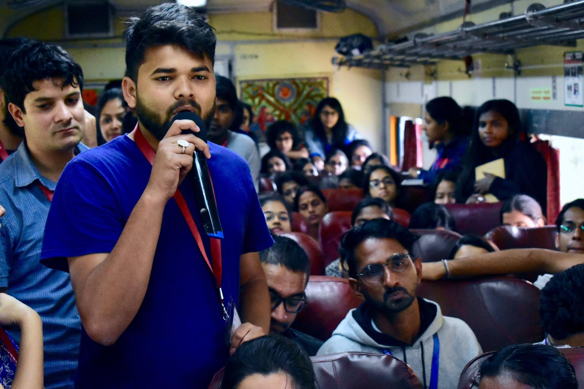 Jagriti Yatra train carriage