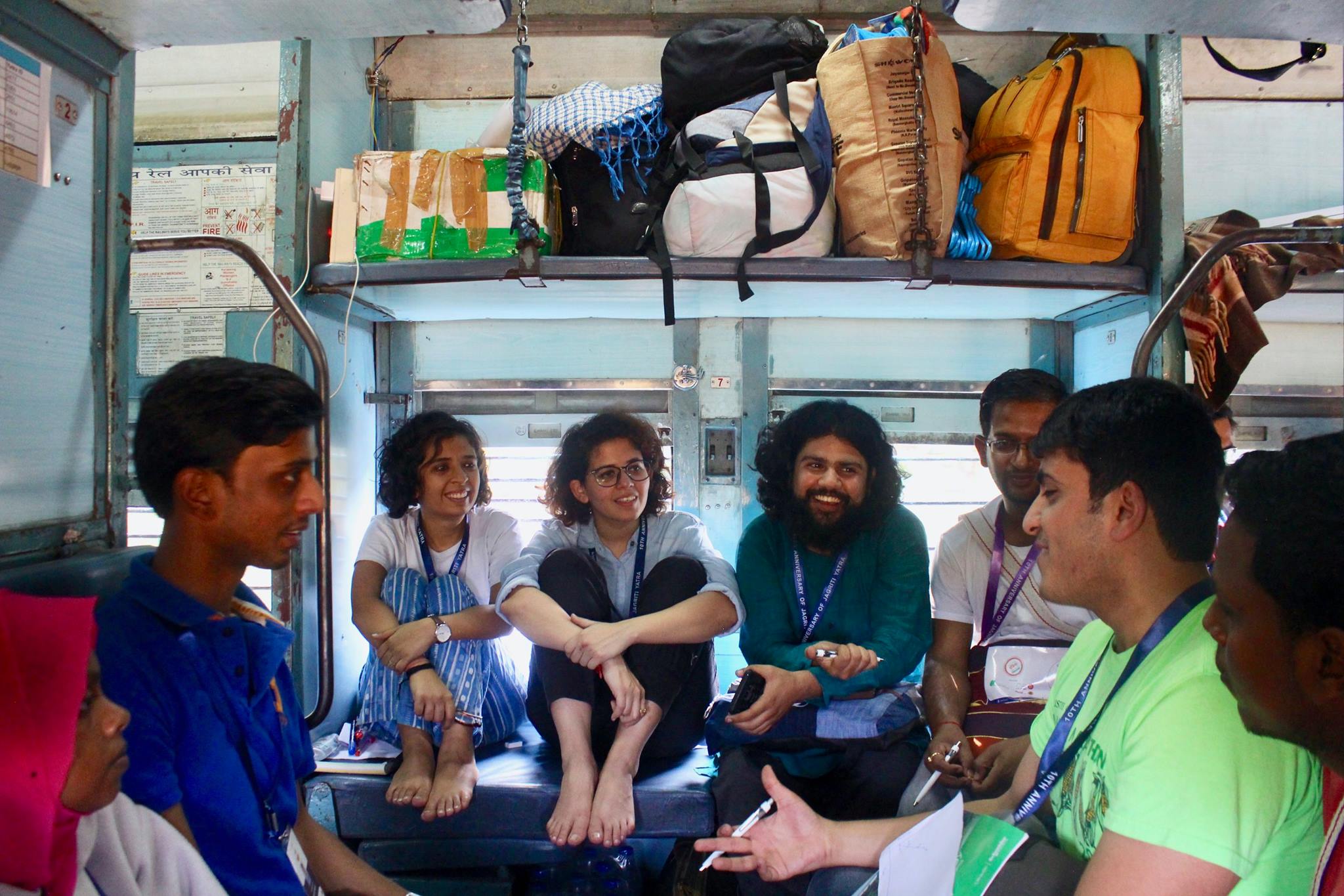 Jagriti Yatra train carriage