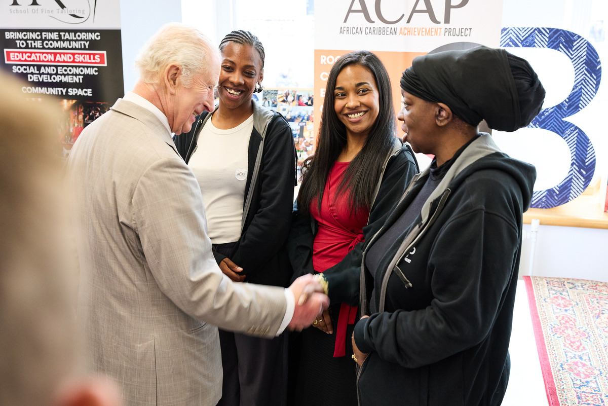 King Charles meets social entrepreneurs at Impact Hub Yorkshire.