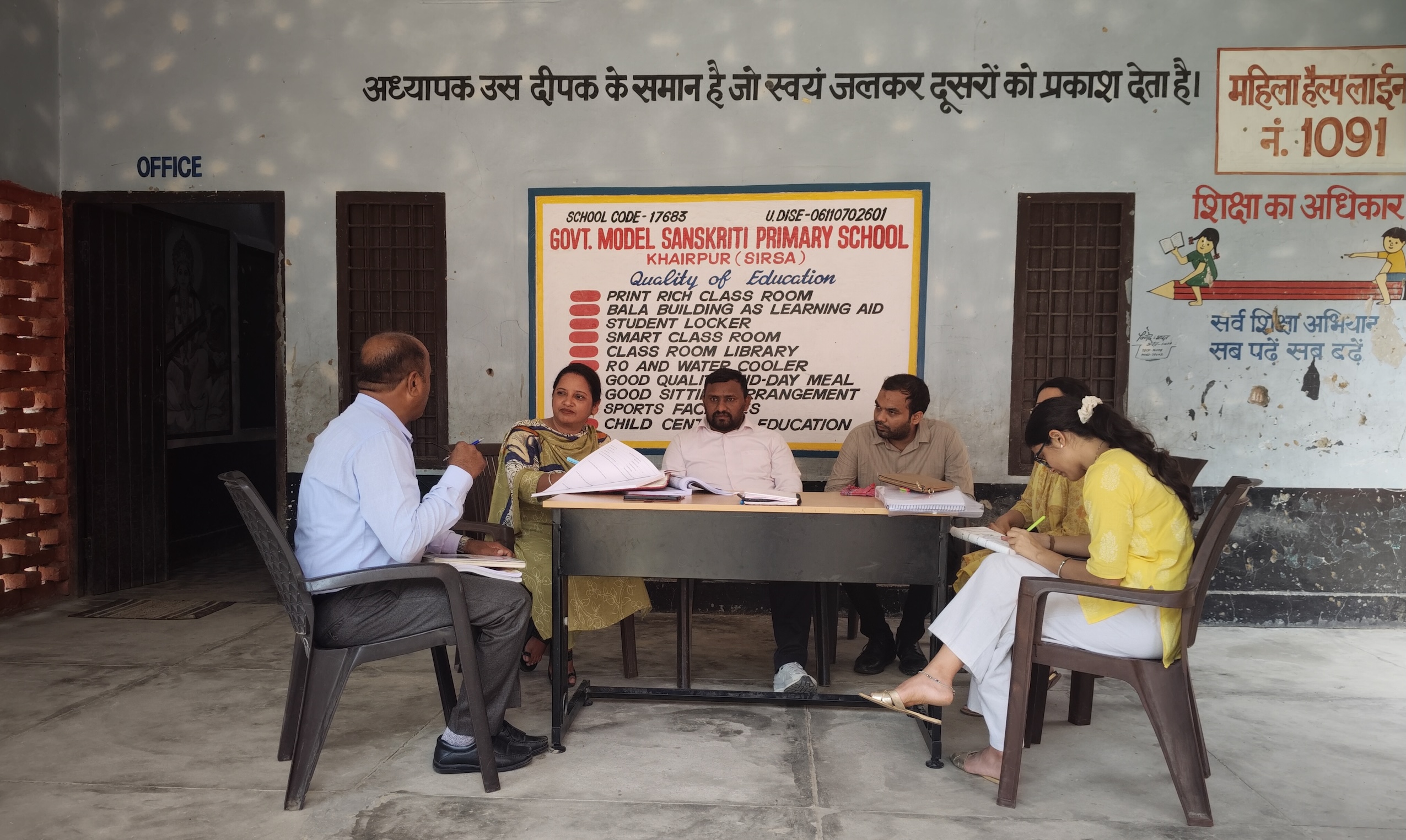 Donor visit India LiftED British Asian Trust