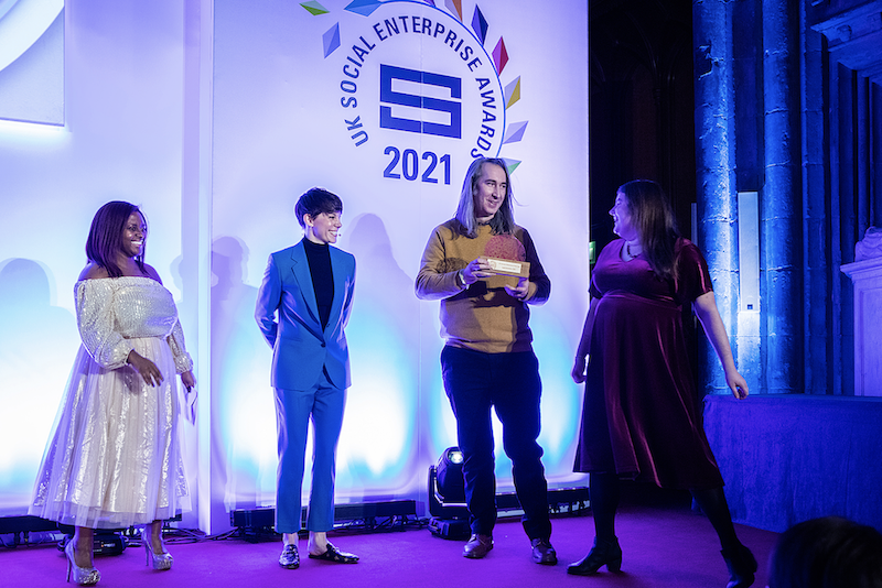 Locavore receives social enterprise of the year 2021 Social Enterprise UK