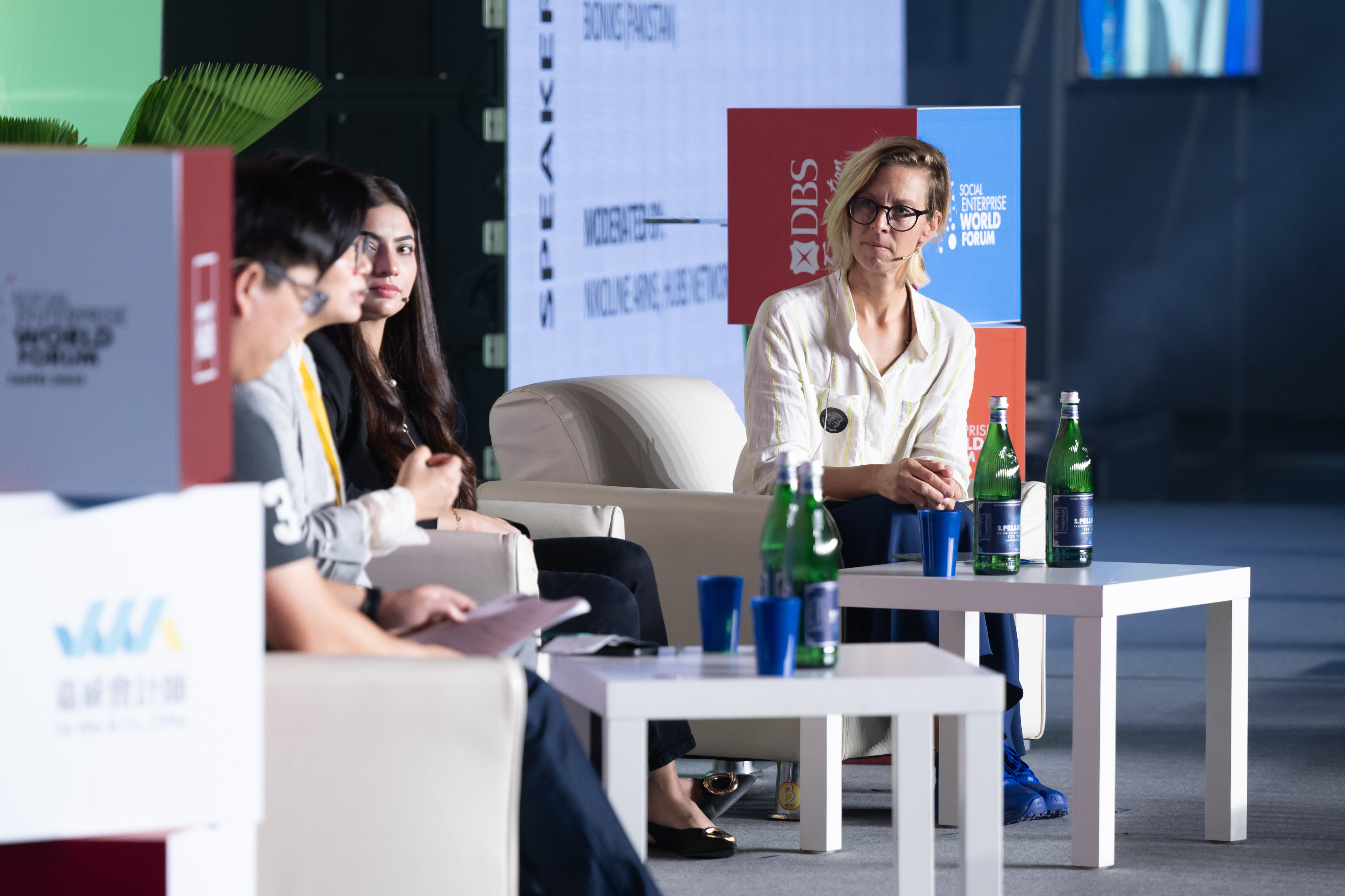 Nik Arns at Tech for Good Panel SEWF 2025 Nik Arns speaks at a panel