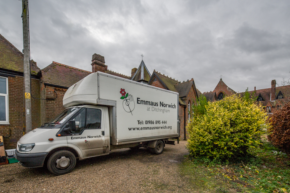 Emmaus Norwich home clearance van