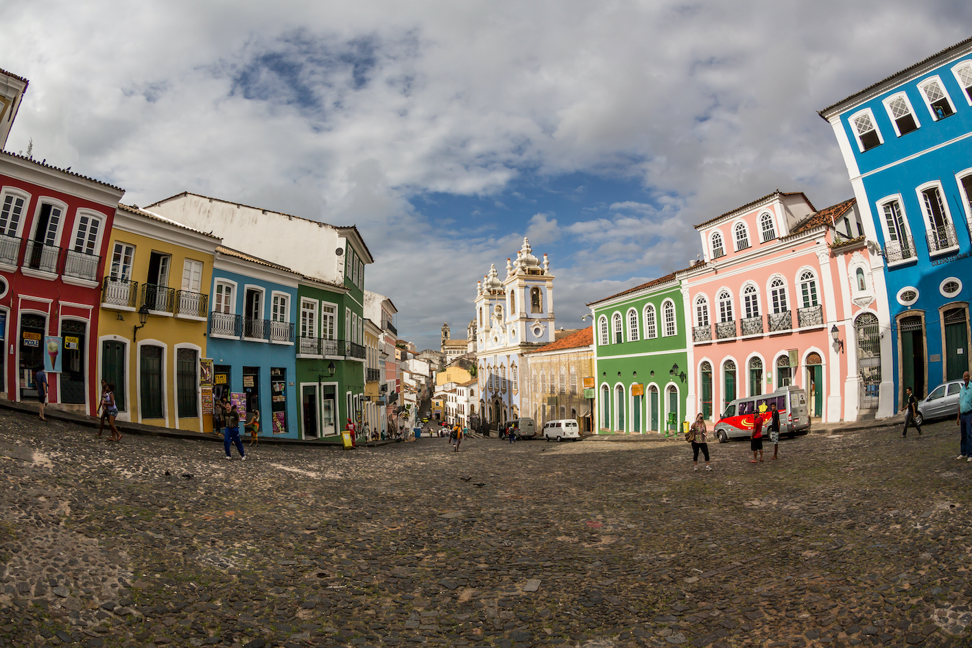 Salvador historic city centre Brazil