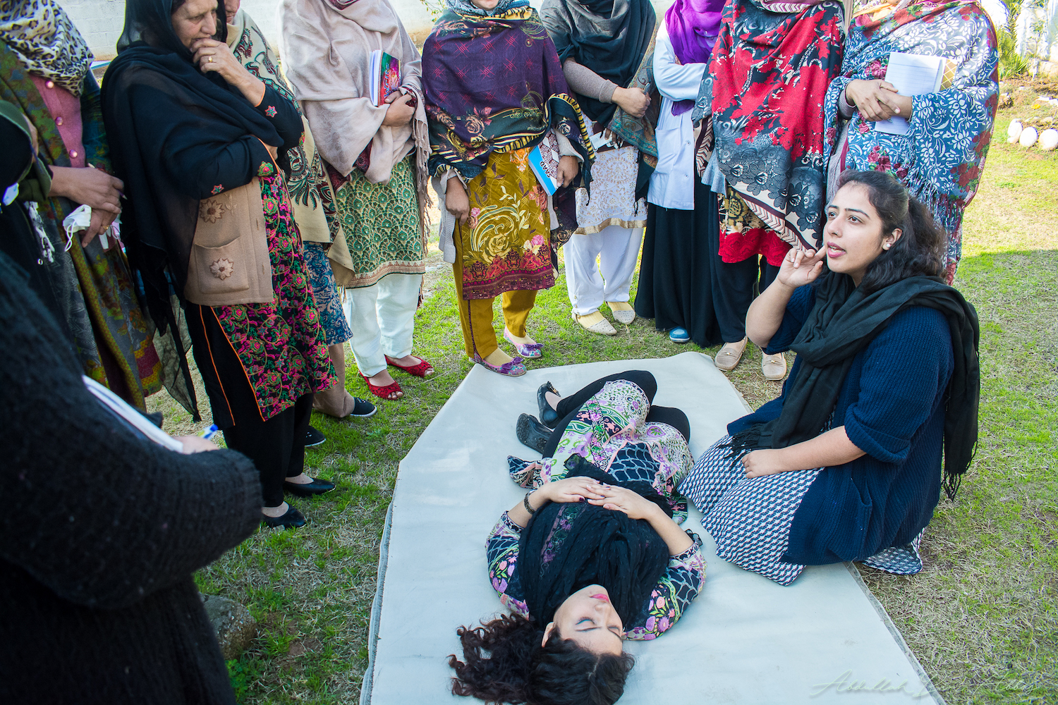 Saving 9 training women