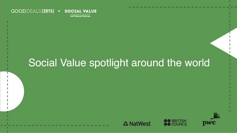 Social value spotlight around the world