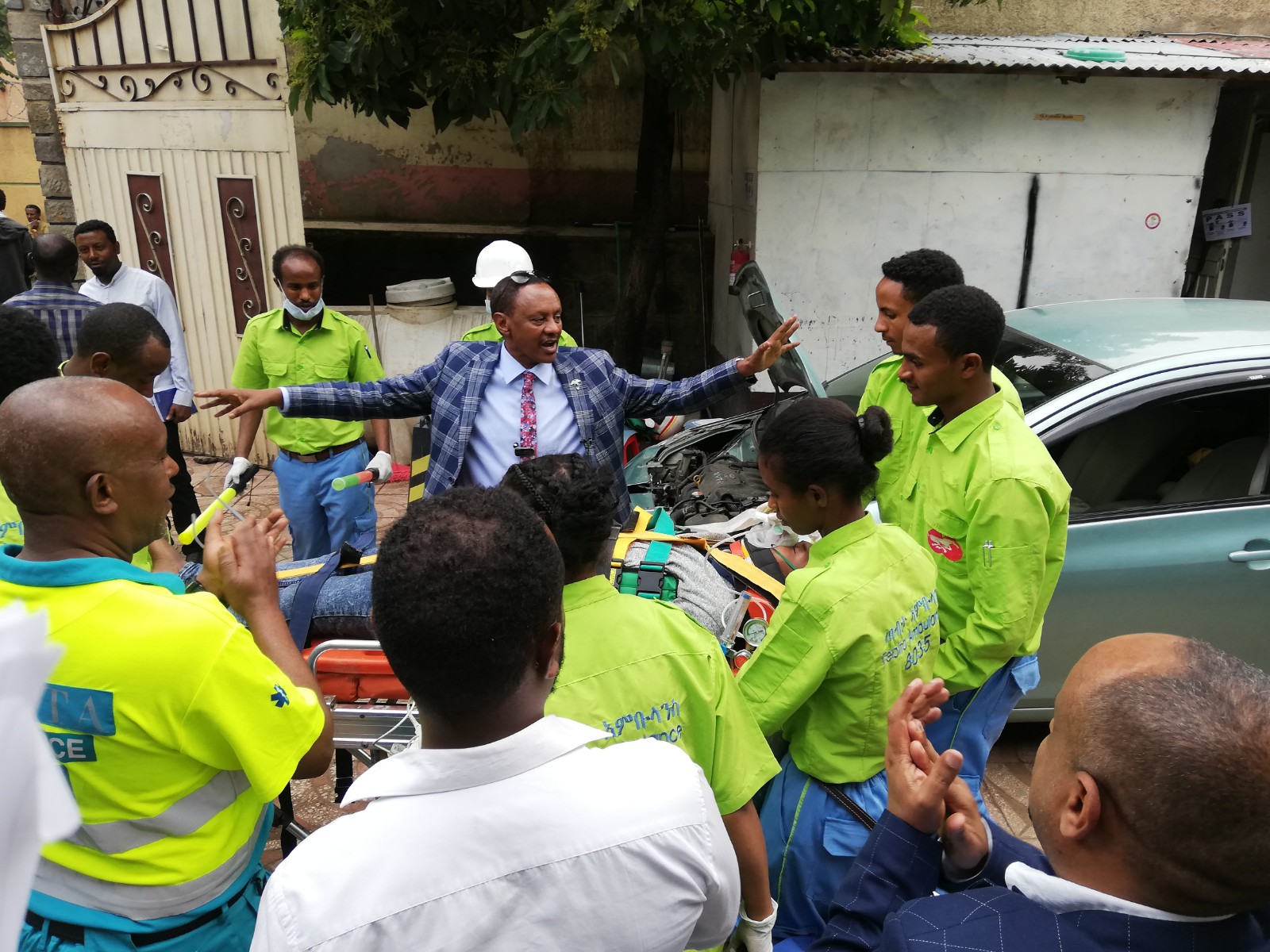 Tebita Ambulance Kibret and students