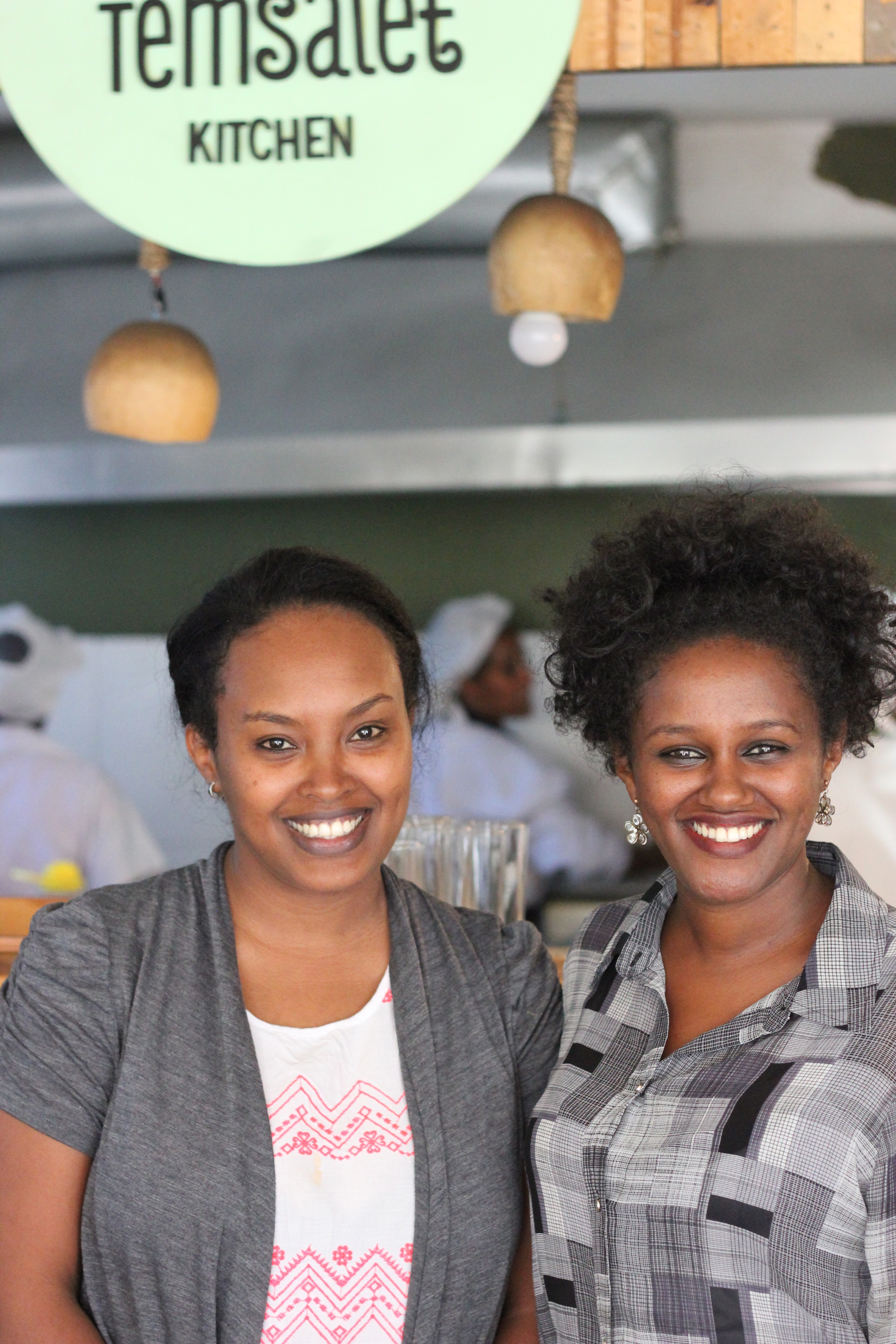 Feteh and Tigist of Temsalet Kitchen Ethiopian social enterprise