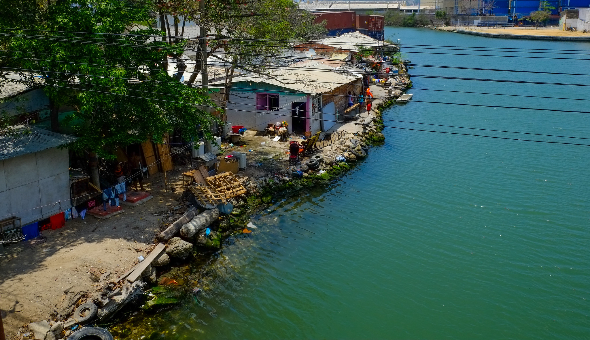 The Riverside Slums, Cartagena, Colombia The Riverside Slums, Cartagena, Colombia