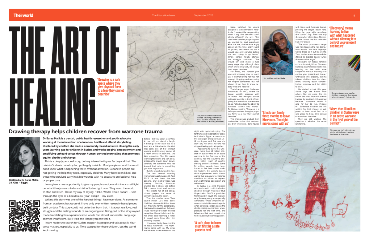 The art of healing by Baraa Malik - Education Issue 2026 The art of healing by Baraa Malik - Education Issue 2026
