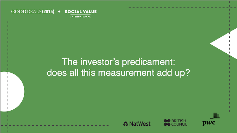 The investor's predicament: does all this measurement add up?