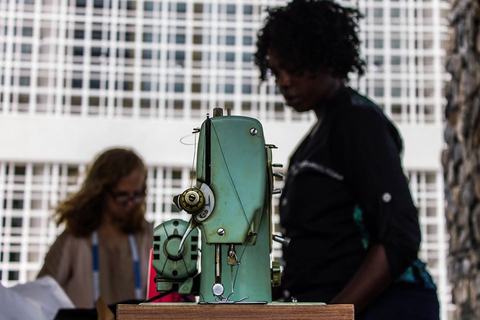 Women of the Global South - sewing machine