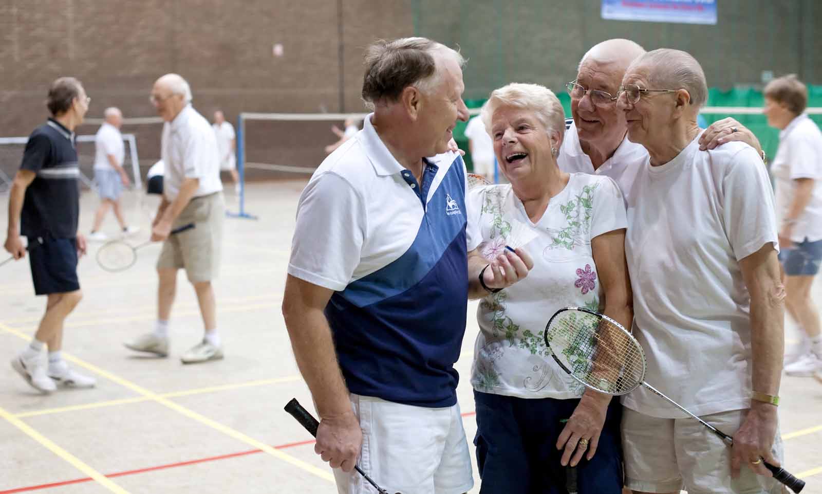 Badminton at a Kirklees Active Leisure centre