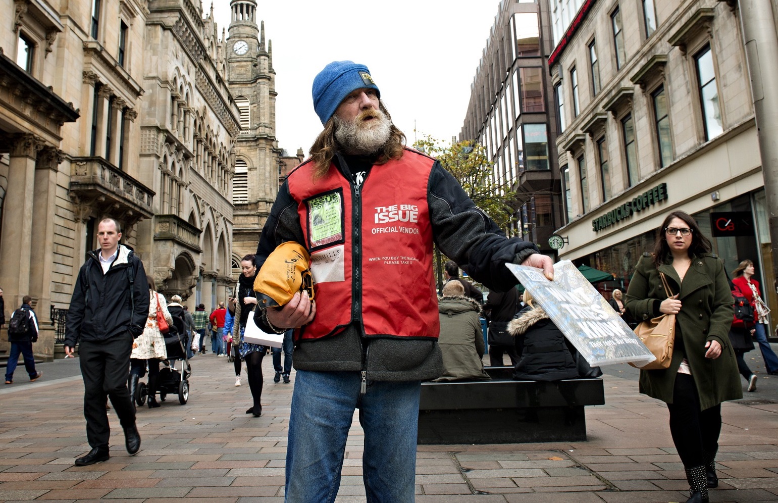 Big Issue vendor