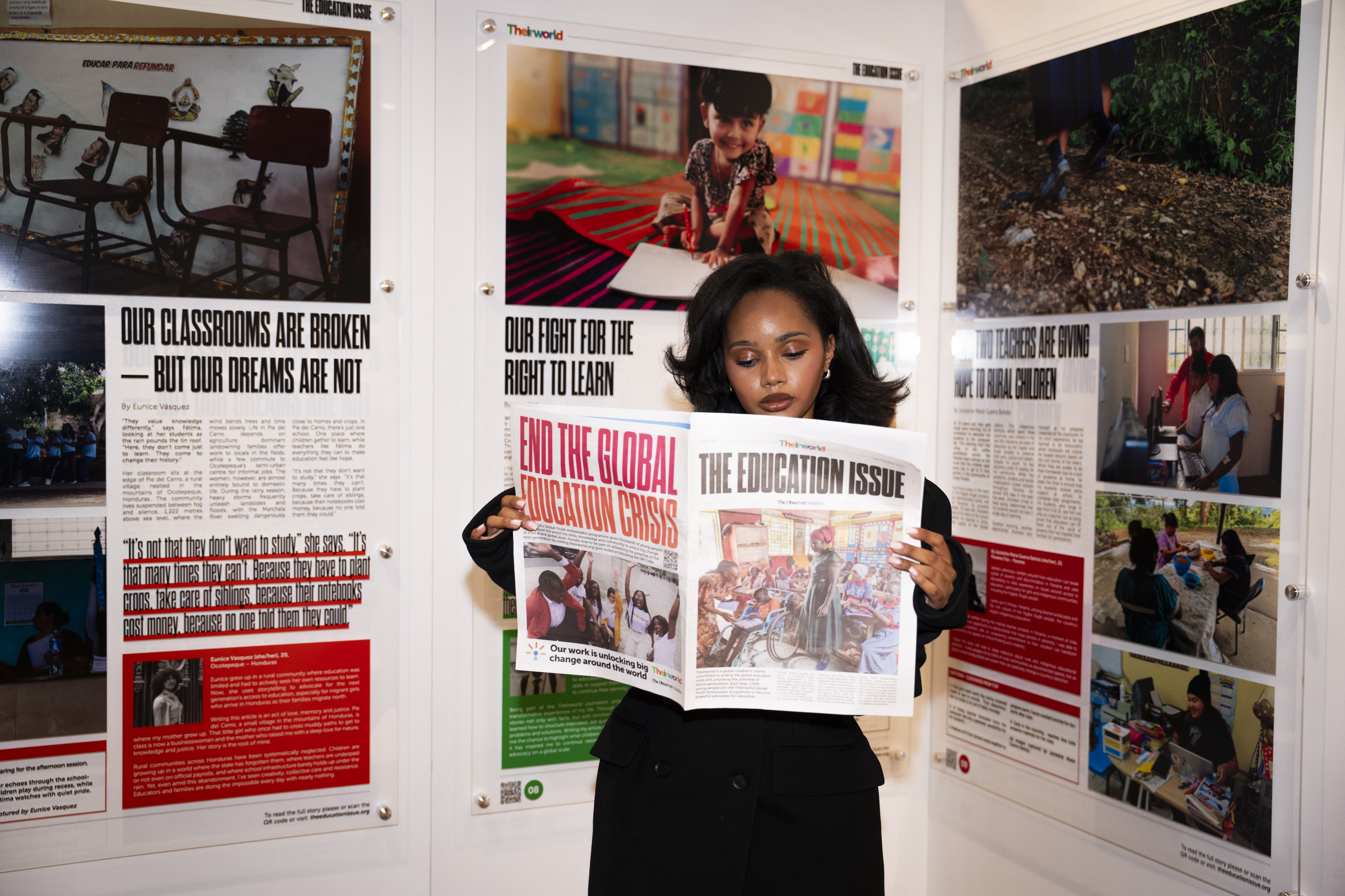 Theirworld exhibition at UNGA 2025