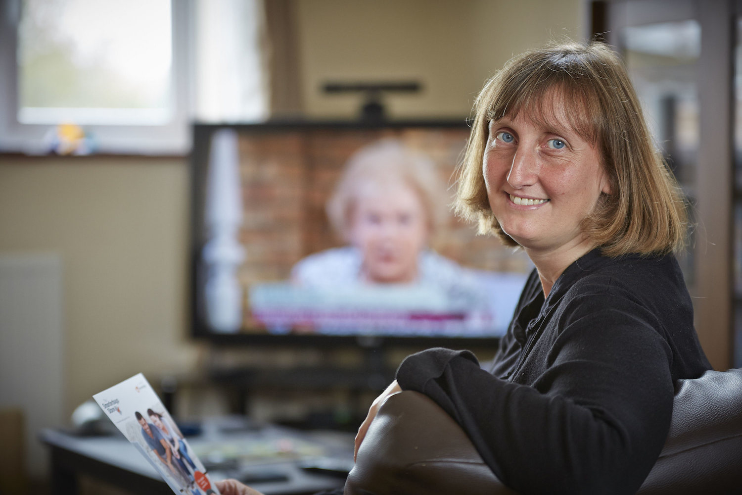 Smarterbuys - Julie Bushnell enjoying her new TV