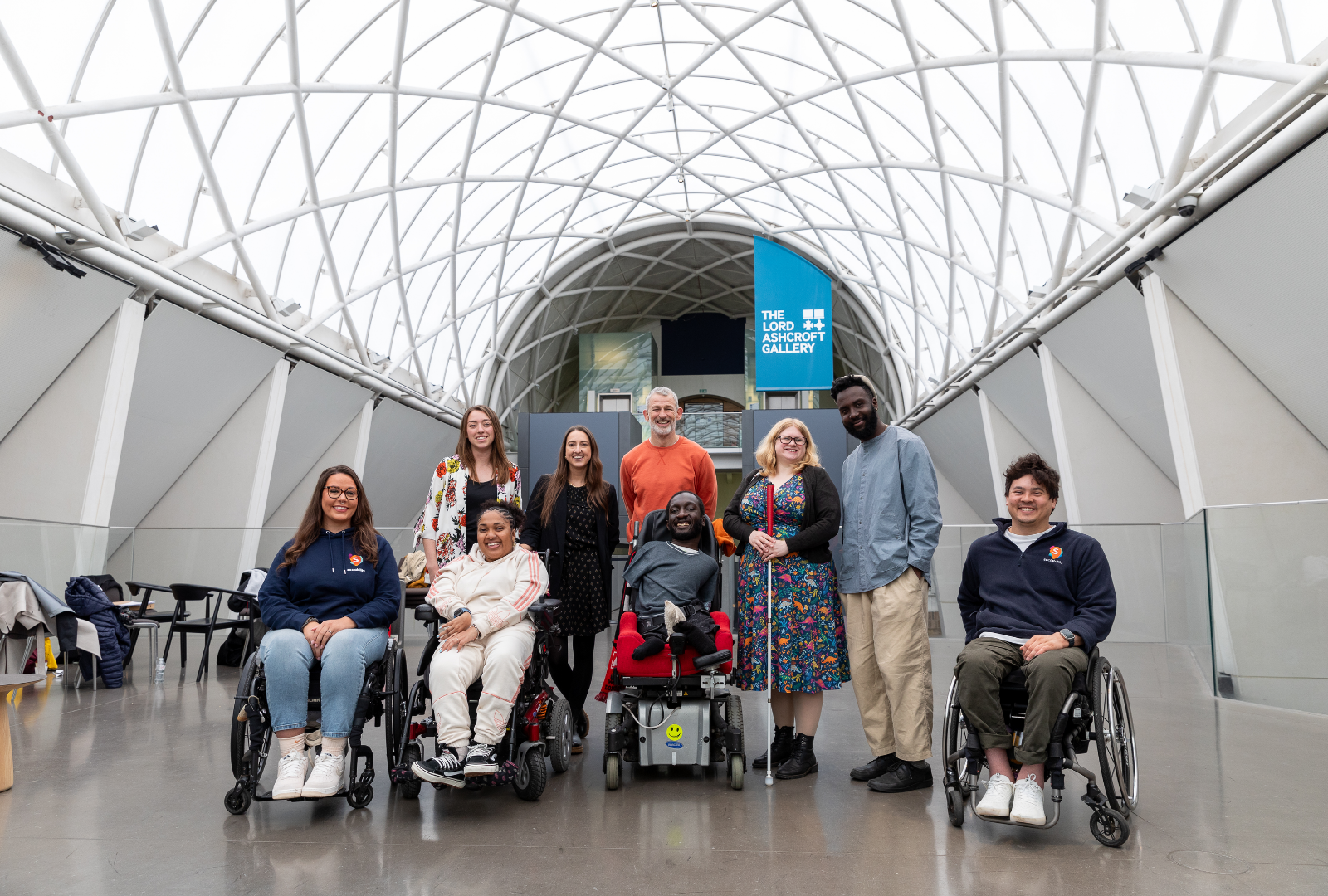 Sociability users at the Lord Ashcroft Gallery in London, UK.