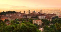  Bergamo old town, Lombardy, Italy