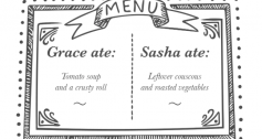 Lunch menu - Grace