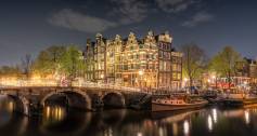 Amsterdam city view