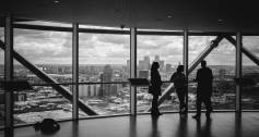 Looking out over the city