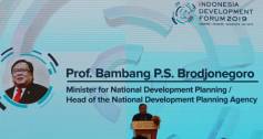 Bambang P.S. Brodjonegoro, Minister for National Development Planning, Indonesia Development Forum 2019