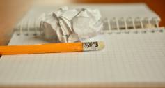 Pencil and notebook