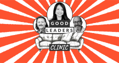 Chen Davies, Tim West and Liam Black Good Leaders clinic