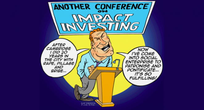 cartoon of city social investor