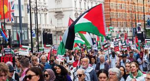 London protest against war in Gaza