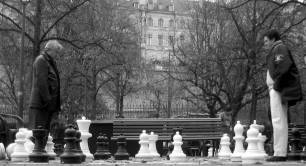 Giant chess match