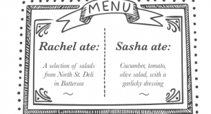 Lunch menu - Rachel Wang