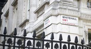 Street sign says Whitehall