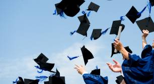 graduation hat throw