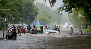 Delhi witnesses heavy rainfall in August 2026